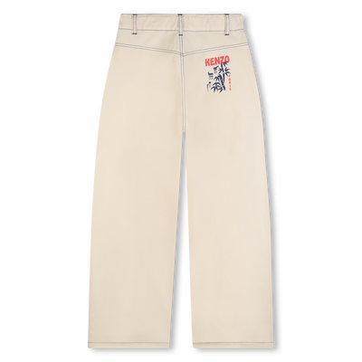 PANTALONES PLISADOS KENZO KIDS NI&Ntilde;A