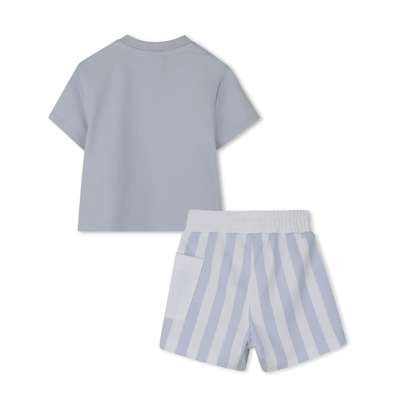 CONJUNTO CAMISETA + PANTAL&Oacute;N CORTO BOSS 
                        NI&Ntilde;O