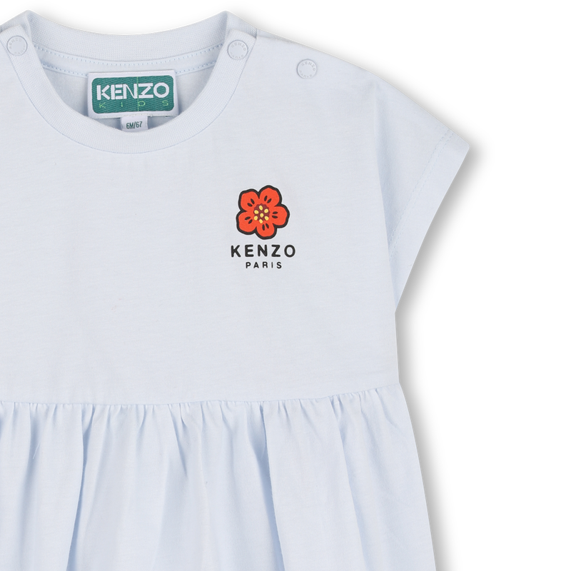 VESTIDO FRUNCIDO EN LA CINTURA KENZO KIDS 
                        NI&Ntilde;A
