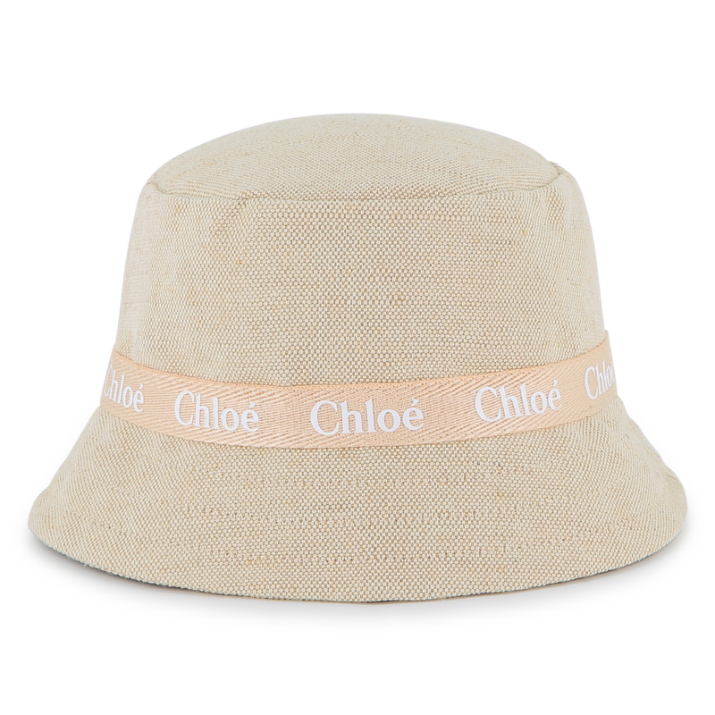 Gorro de yute y algod&oacute;n CHLOE 
                        NI&Ntilde;A