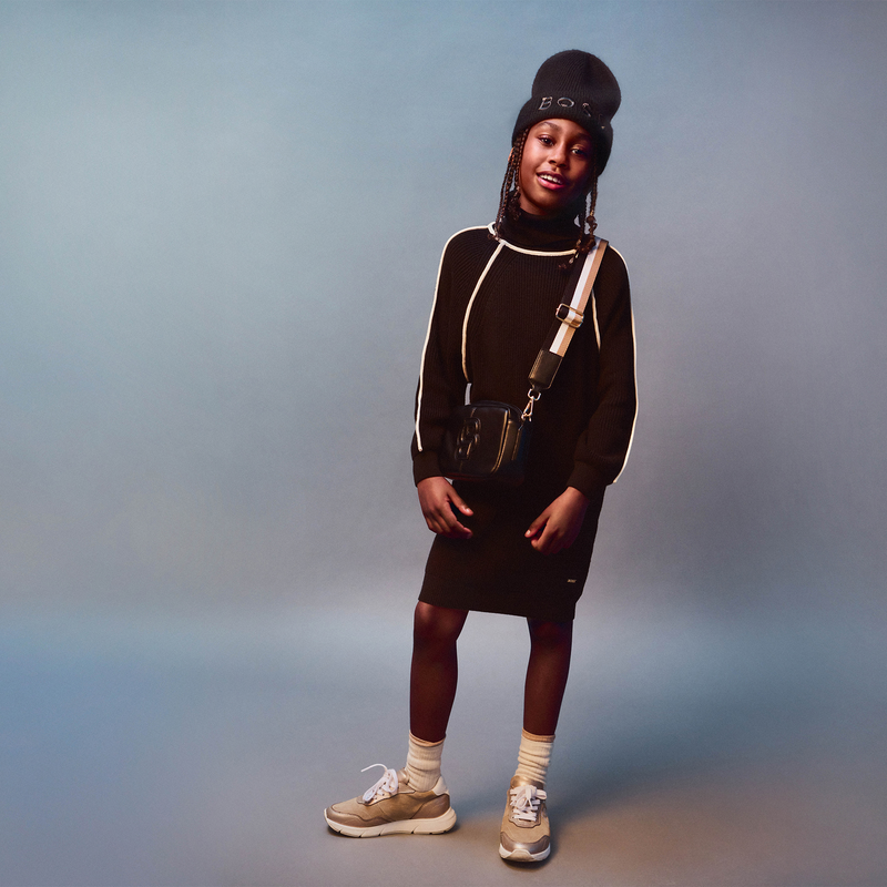 Vestido de cuello alto BOSS 
                        NI&Ntilde;A