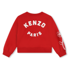 Sudadera de mulet&oacute;n de algod&oacute;n KENZO KIDS 
                    NI&Ntilde;A