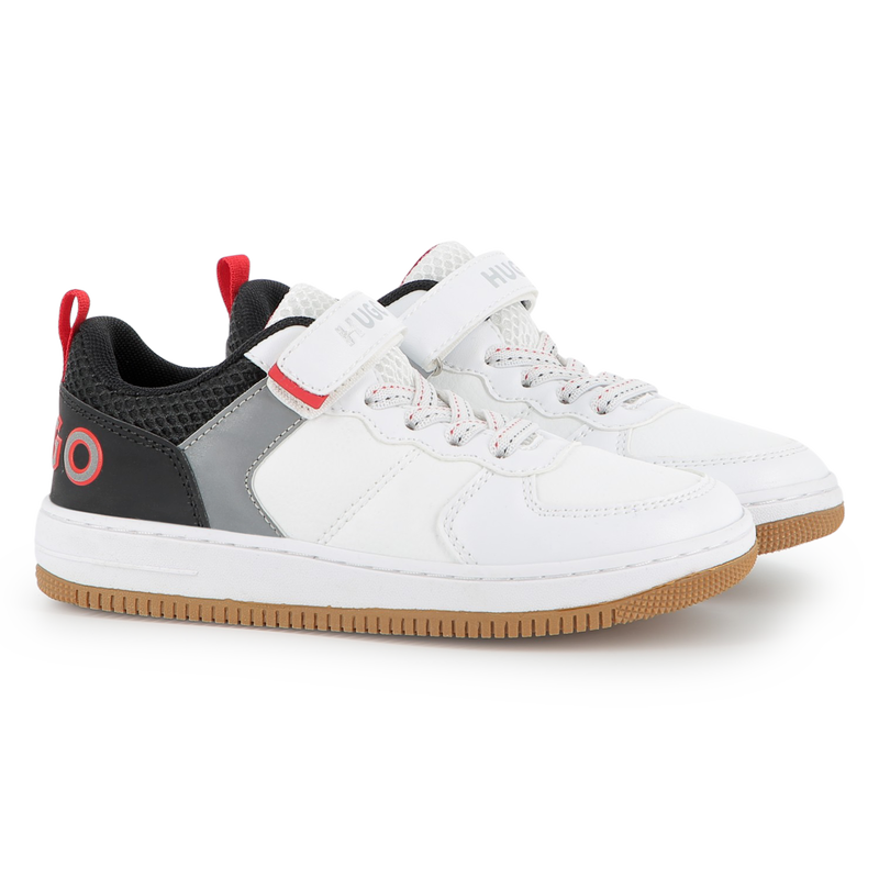 Zapatillas con cordones el&aacute;sticos HUGO 
                        NI&Ntilde;O