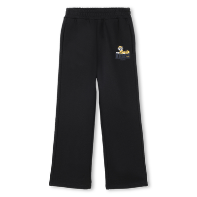 Pantal&oacute;n polar de corte recto KENZO KIDS NI&Ntilde;O