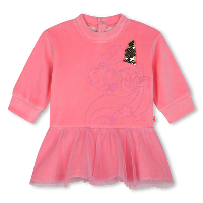 Vestido bimaterial BILLIEBLUSH NI&Ntilde;A