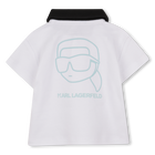 Conjunto de camiseta y pantal&oacute;n corto KARL LAGERFELD KIDS 
                    NI&Ntilde;O