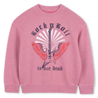 Sudadera jaspeada, ROSA SALVAJE, hi-res