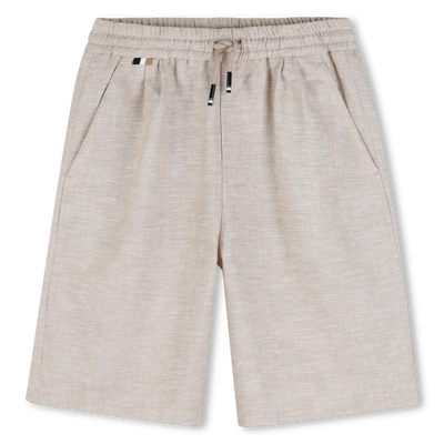 PANTALONES CORTOS DE LINO BOSS NI&Ntilde;O