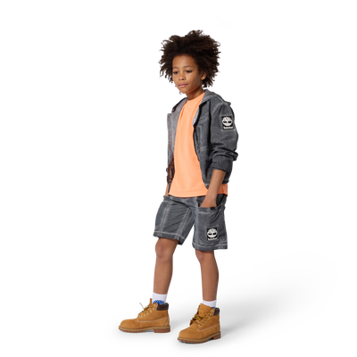 CORTAVIENTOS CON CAPUCHA TIMBERLAND NI&Ntilde;O