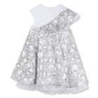 Vestido ceremonial bimaterial KARL LAGERFELD KIDS 
                    NI&Ntilde;A