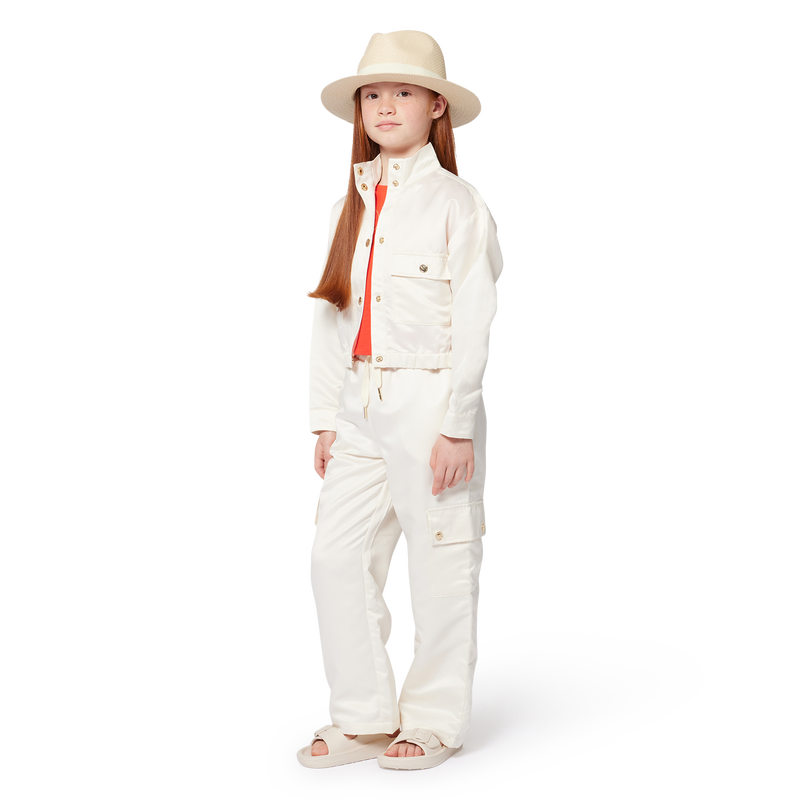 Pantal&oacute;n sat&eacute;n multibolsillos MICHAEL KORS 
                        NI&Ntilde;A