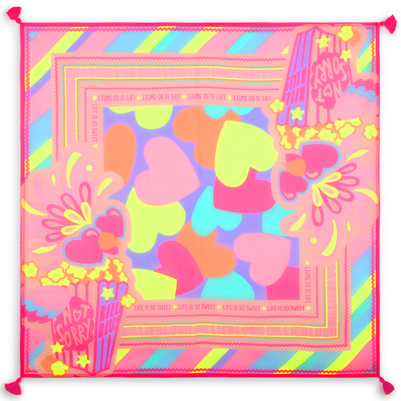 Fular cuadrado estampado BILLIEBLUSH 
                        NI&Ntilde;A