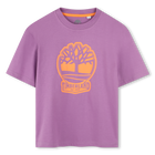 Camiseta bicolor con el logo, FRAMBUESA, hi-res