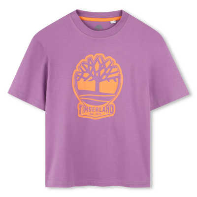 Camiseta bicolor con el logo TIMBERLAND NI&Ntilde;O