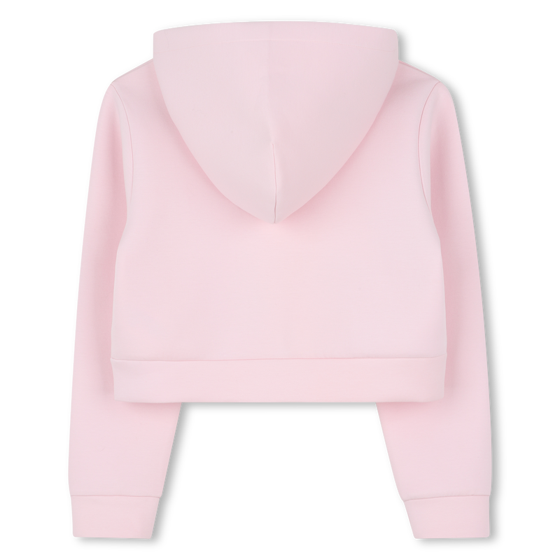 SUDADERA CON CAPUCHA CON CREMALLERA MARC JACOBS 
                        NI&Ntilde;A