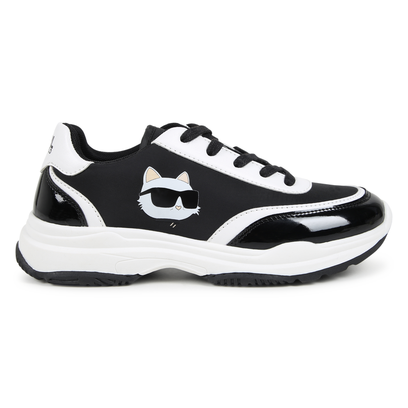 Zapatillas con cordones KARL LAGERFELD KIDS 
                        NI&Ntilde;A