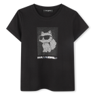 Camiseta de manga corta KARL LAGERFELD KIDS 
                    NI&Ntilde;A