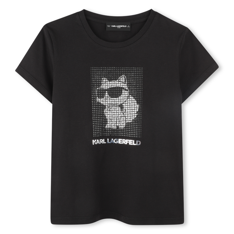 Camiseta de manga corta KARL LAGERFELD KIDS 
                        NI&Ntilde;A