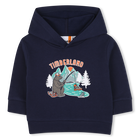 Sudadera con capucha de vell&oacute;n TIMBERLAND 
                    NI&Ntilde;O