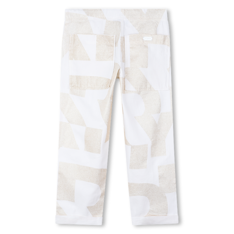 Pantal&oacute;n de algod&oacute;n y lino DKNY 
                        NI&Ntilde;A