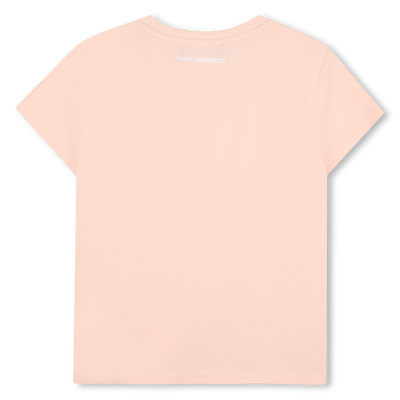 Camiseta de manga corta KARL LAGERFELD KIDS NI&Ntilde;A