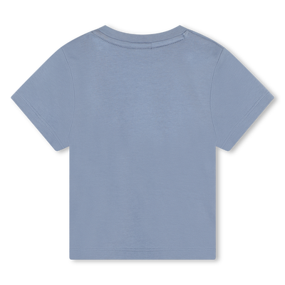 Camiseta de algod&oacute;n con logo BOSS NI&Ntilde;O