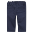 Pantal&oacute;n chino de sarga BOSS 
                    NI&Ntilde;O