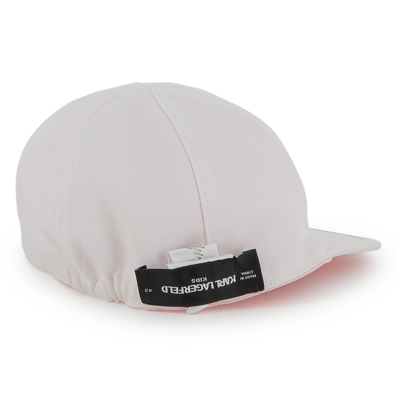 Gorra reversible de algod&oacute;n KARL LAGERFELD KIDS 
                        NI&Ntilde;A