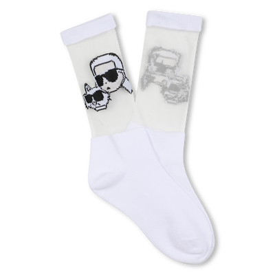 Calcetines de corte medio KARL LAGERFELD KIDS NI&Ntilde;A