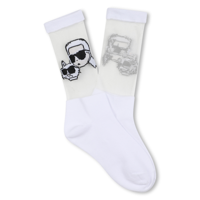 Calcetines de corte medio KARL LAGERFELD KIDS 
                        NI&Ntilde;A