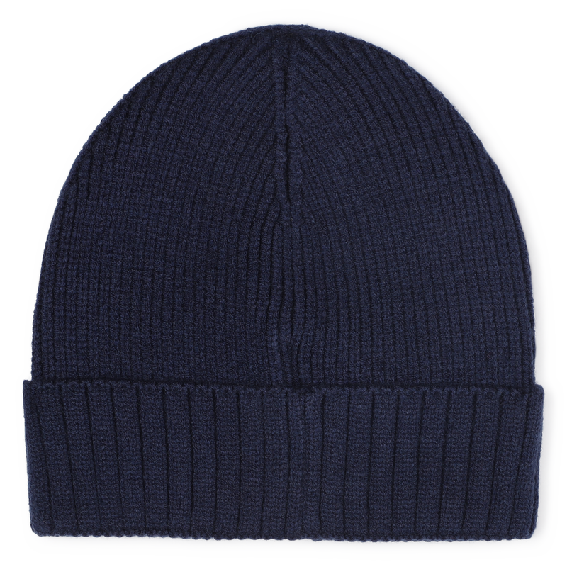 Gorro de punto con logo BOSS 
                        NI&Ntilde;O