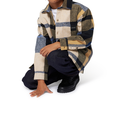 Camisa algod&oacute;n de manga larga BOSS NI&Ntilde;O