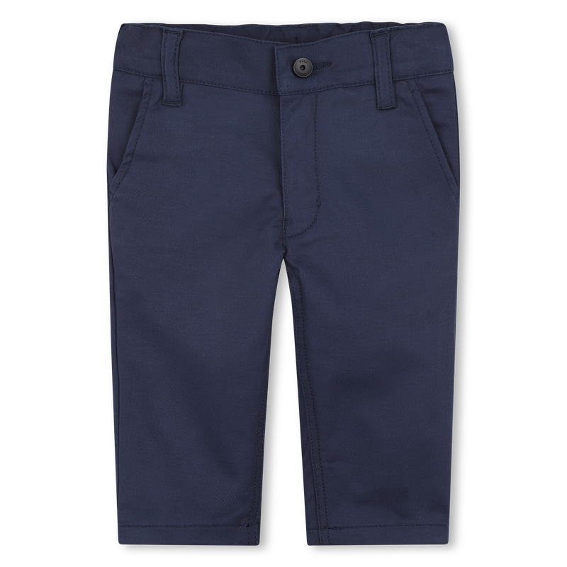 Pantal&oacute;n chino de sarga BOSS 
                        NI&Ntilde;O