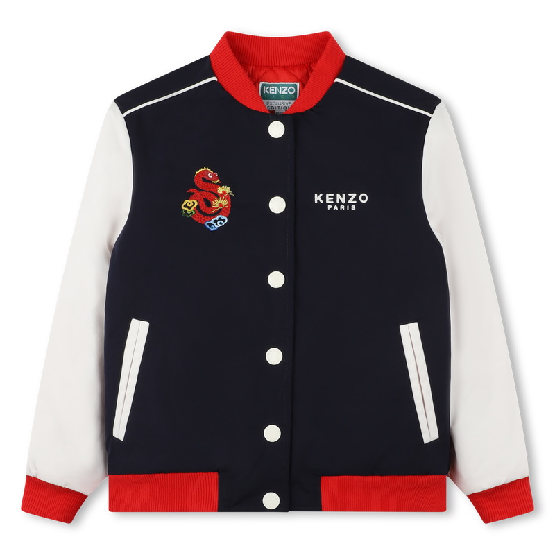 Cazadora de mangas a contraste KENZO KIDS 
                        UNISEXO