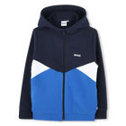 Sudadera cremallera y capucha BOSS 
                    NI&Ntilde;O
