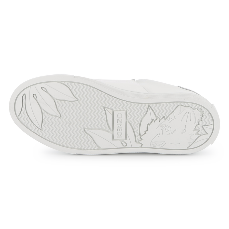 Deportivas de cuero con velcro