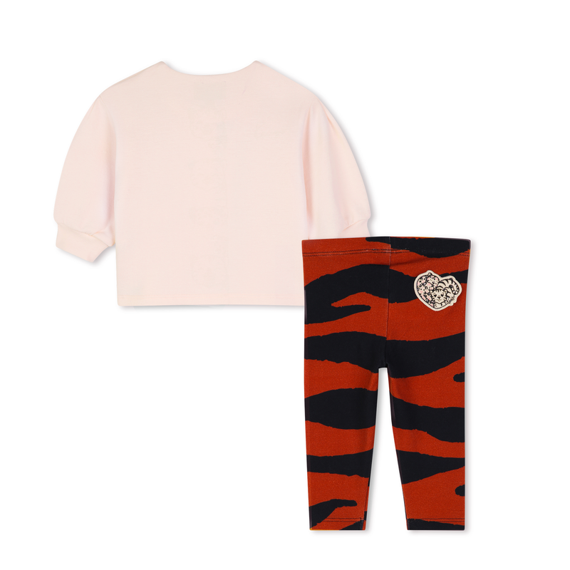 Conjunto de camiseta y leggings KENZO KIDS 
                        NI&Ntilde;A