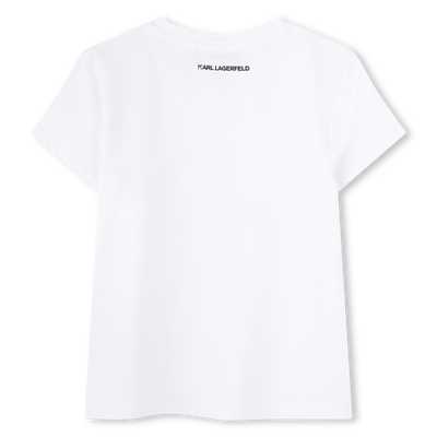 Camiseta de manga corta KARL LAGERFELD KIDS NI&Ntilde;A