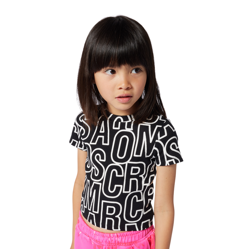 Camiseta corta estampada MARC JACOBS 
                        NI&Ntilde;A