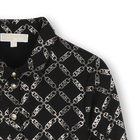 Vestido de poli&eacute;ster de manga larga MICHAEL KORS 
                    NI&Ntilde;A