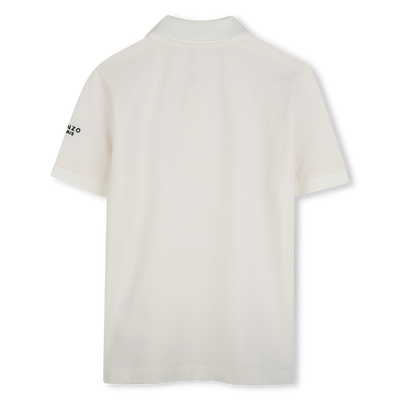 Polo algod&oacute;n de manga corta KENZO KIDS UNISEXO