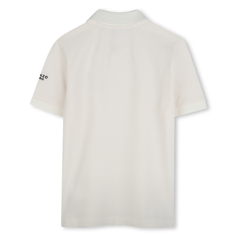 Polo algod&oacute;n de manga corta KENZO KIDS 
                        UNISEXO