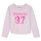 Camiseta de manga larga ZADIG & VOLTAIRE 
                    NI&Ntilde;A
