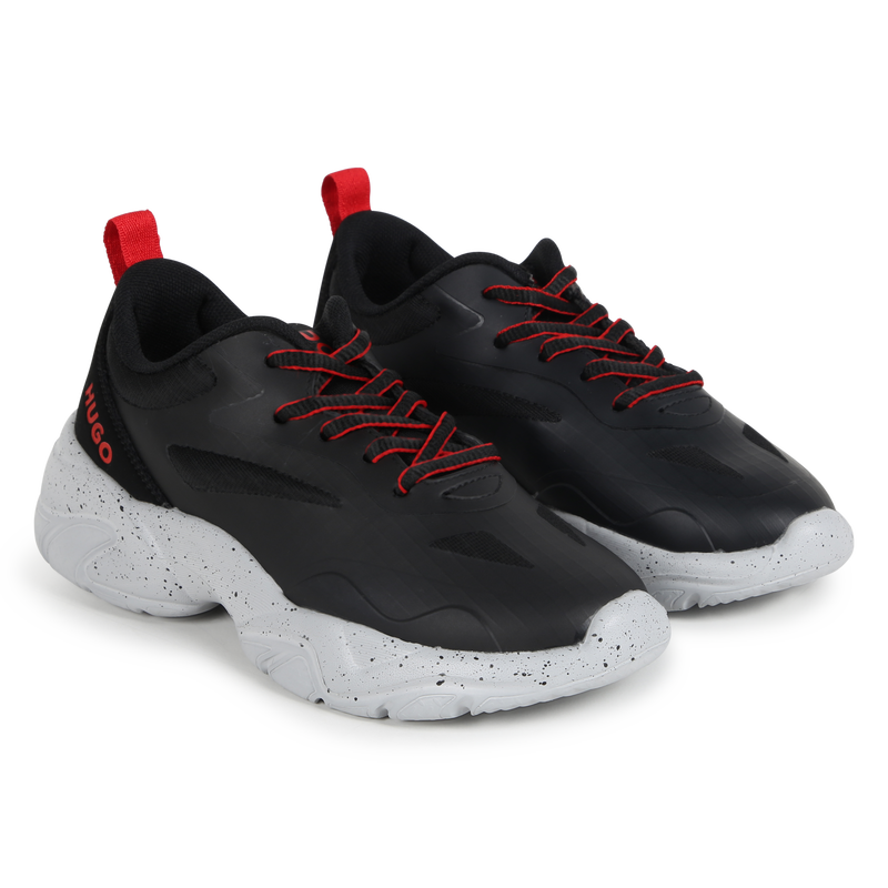 Deportivas multitextura HUGO 
                        NI&Ntilde;O