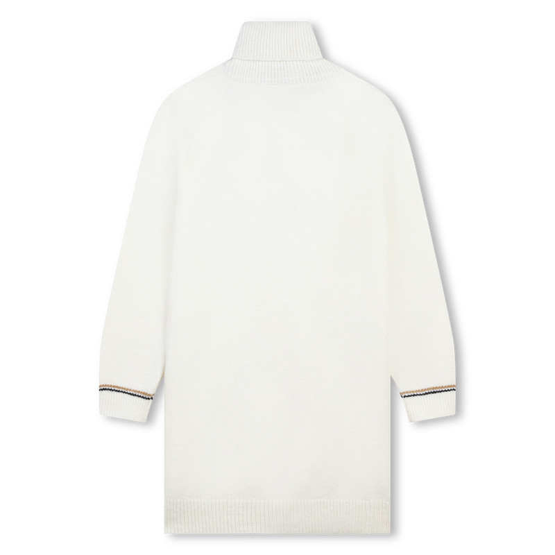 Vestido jersey con estr&aacute;s BOSS 
                        NI&Ntilde;A