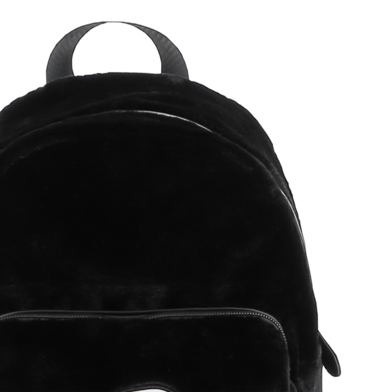 Mochila peque&ntilde;a de vell&oacute;n esponjoso KARL LAGERFELD KIDS 
                        NI&Ntilde;A