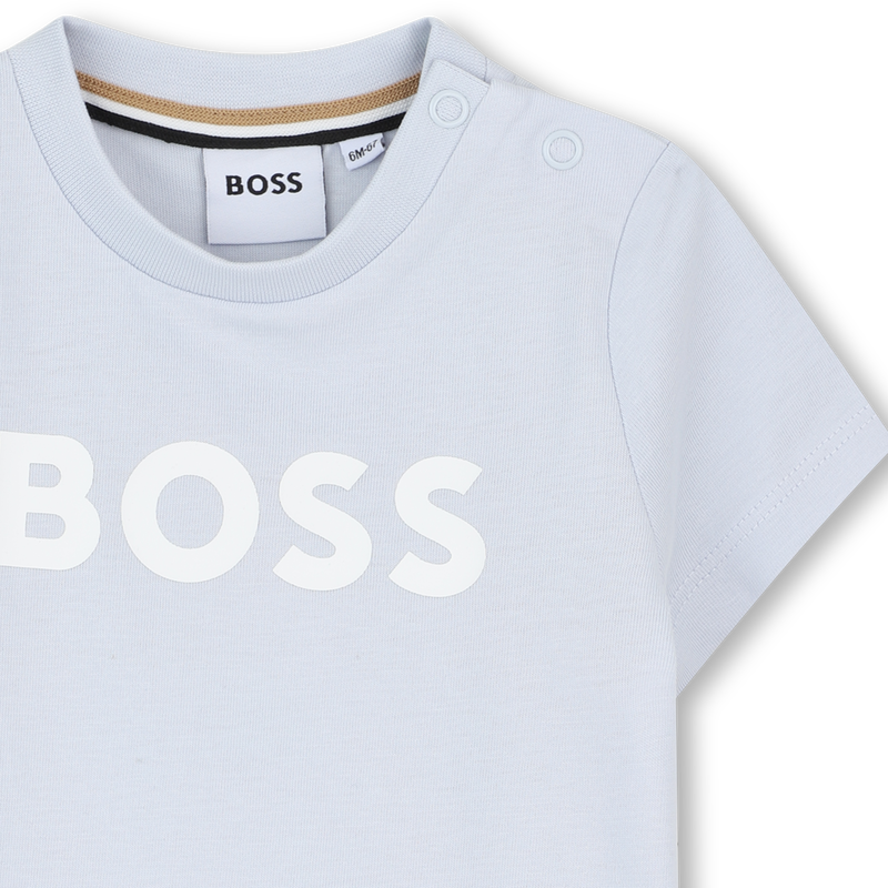 CAMISETA DE MANGA CORTA BOSS 
                        NI&Ntilde;O