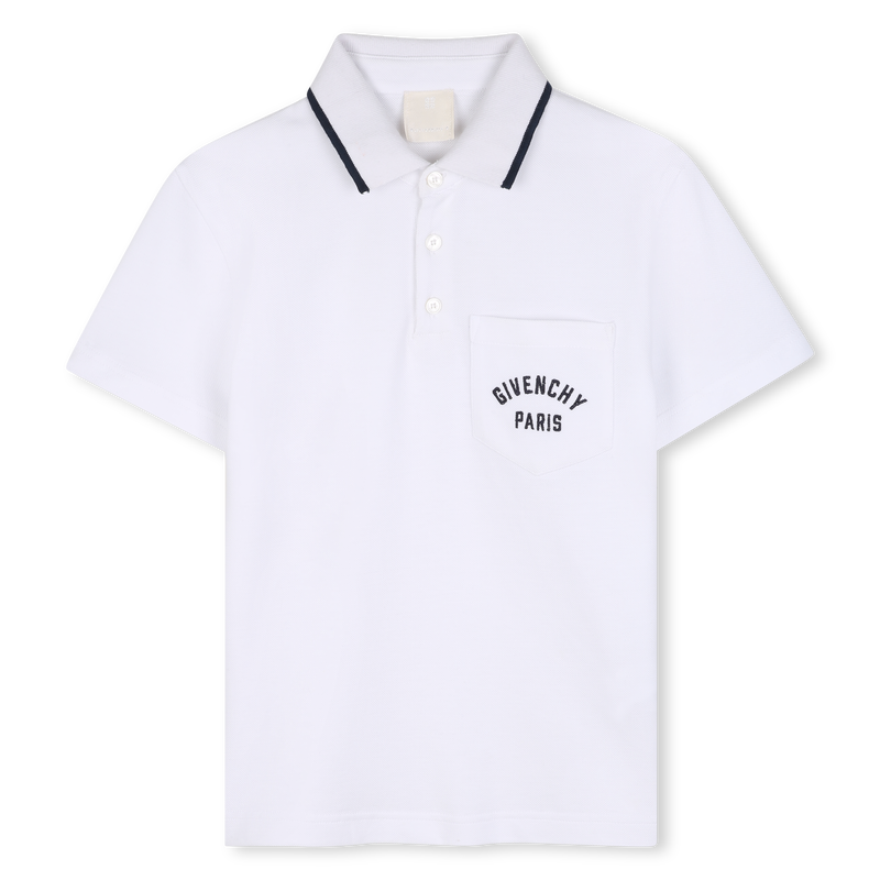 Polo de manga corta GIVENCHY 
                        NI&Ntilde;O