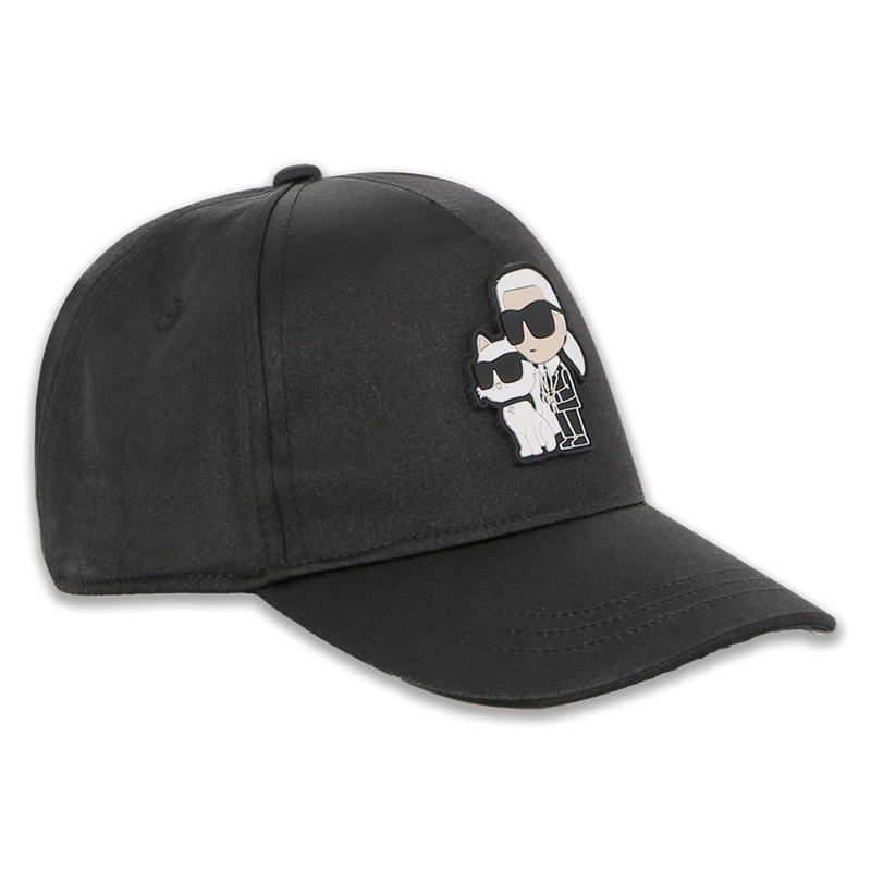Gorra de raso brillante KARL LARGERFELD KIDS 
                        NI&Ntilde;A