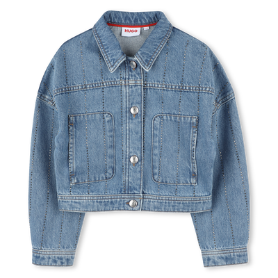 Chaqueta vaquera de rayas HUGO NI&Ntilde;A